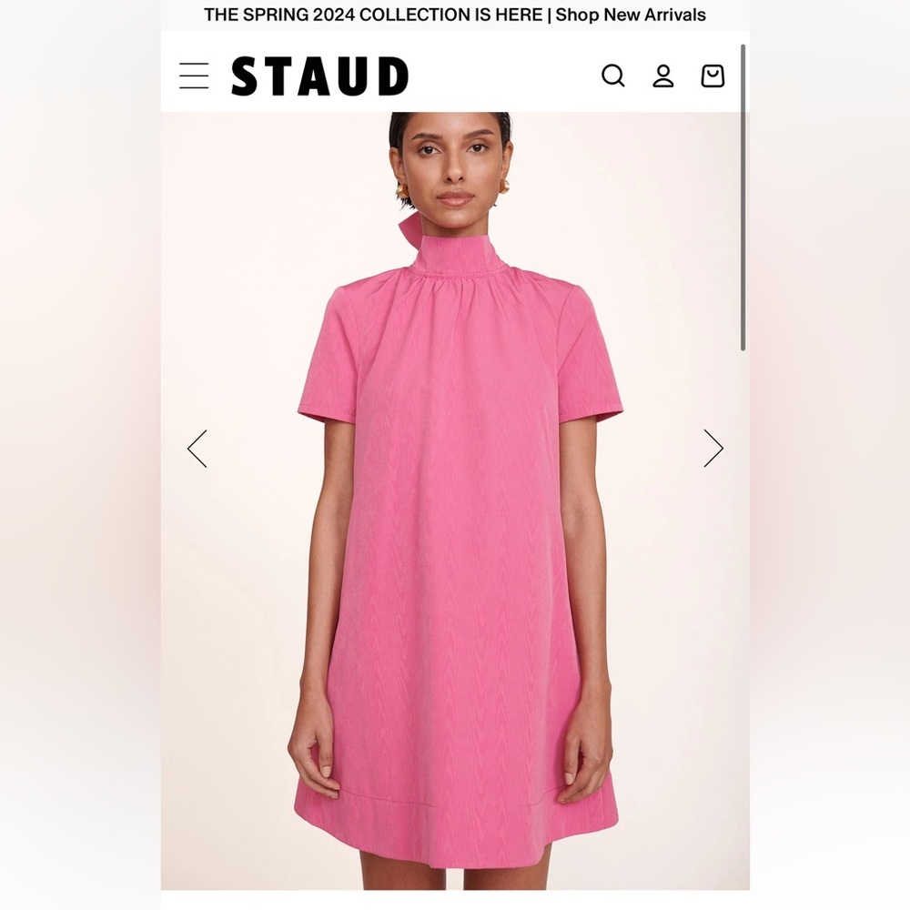 NWT! Staud Mini Ilana dress in Lollipop
